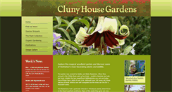 Desktop Screenshot of clunyhousegardens.com